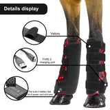 Led light therapy Horseware Equine Boot for Horse Injuries Full Red Therapy Pad