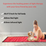 Red infrared light therapy 660nm 850nm Super Size full body blanket for fat burning and pain relief